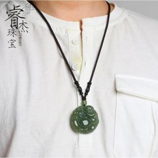 男女笑佛玉坠大肚佛公玉佩玉石貔貅挂件 新品和田玉弥勒佛玉佛吊坠